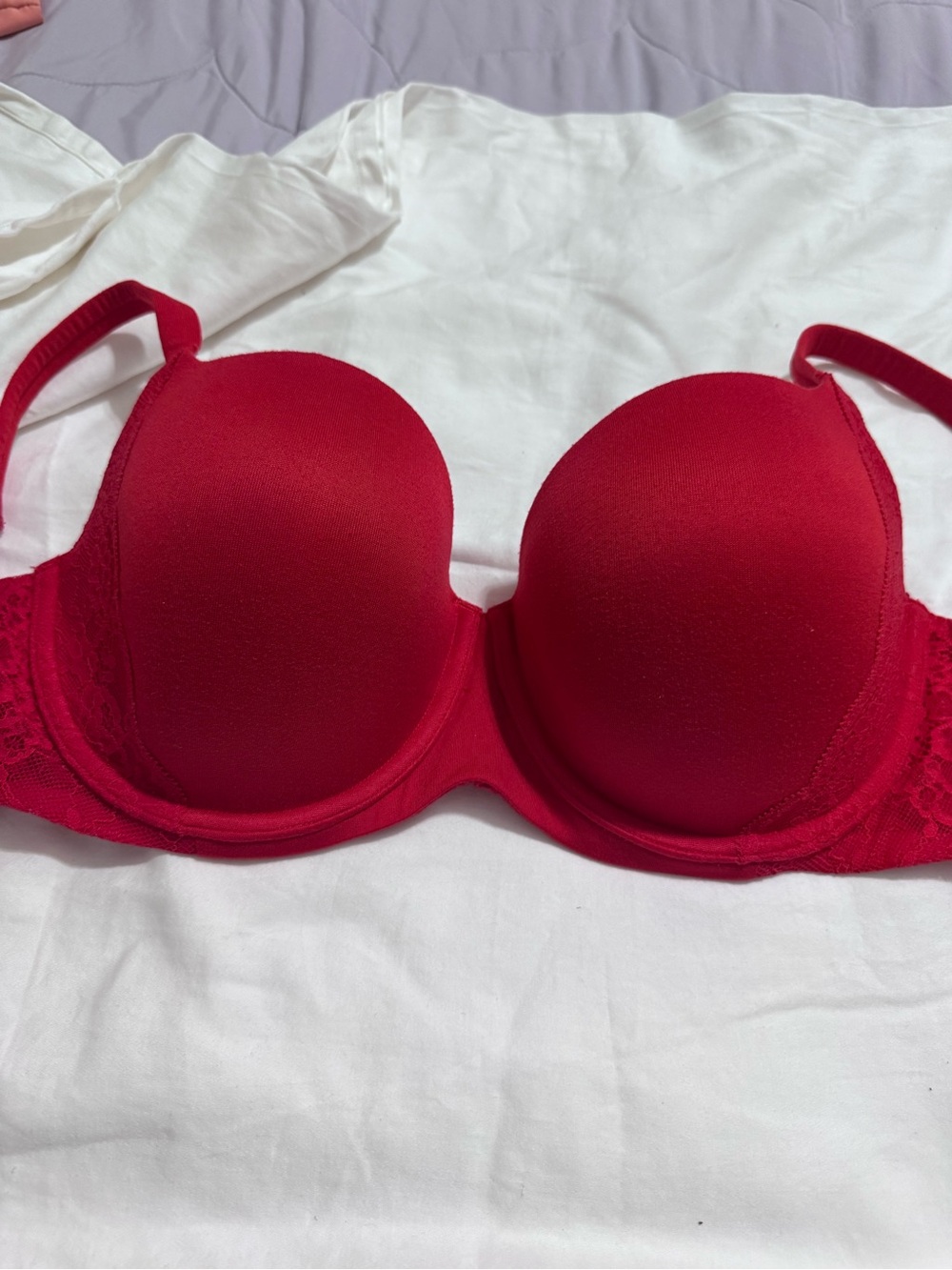 Secret Treasures Red Padded Push-Up Bra